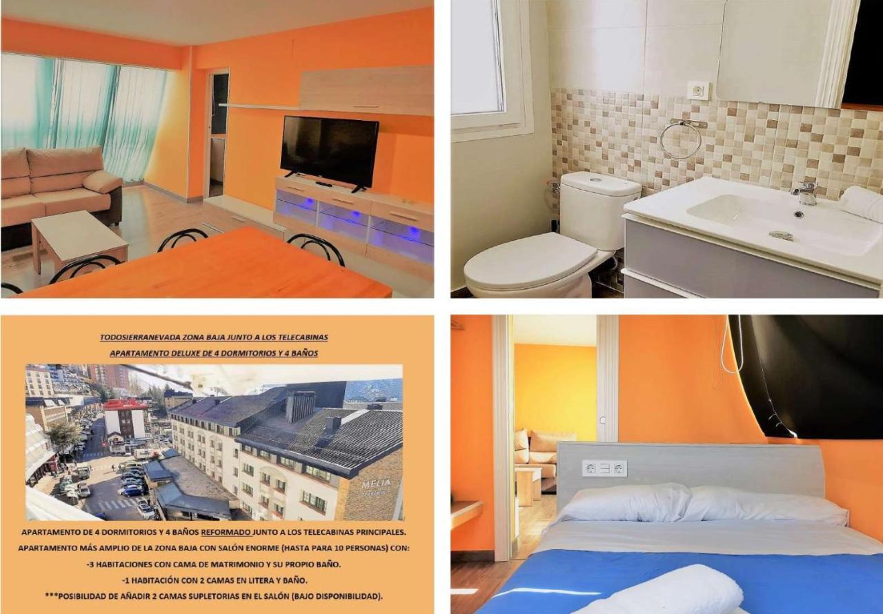Todosierranevada Zona Baja - Apartamentos De 4 Dormitorios - Junto A Los Telecabinas Serra Nevada Exterior foto