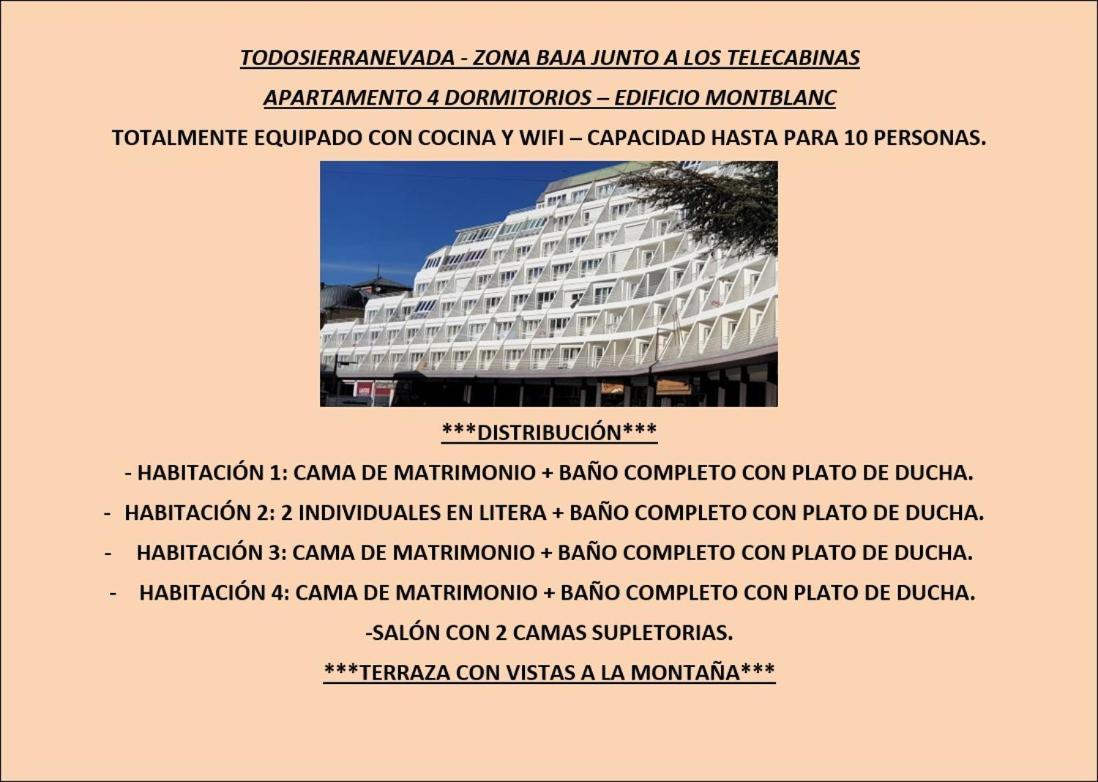 Todosierranevada Zona Baja - Apartamentos De 4 Dormitorios - Junto A Los Telecabinas Serra Nevada Quarto foto